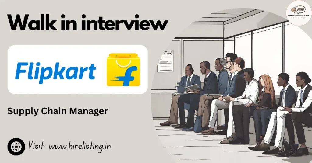 Walk in Interview at Flipkart