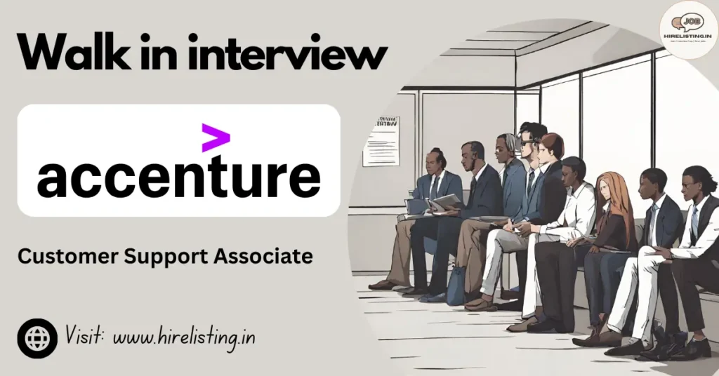 Walk in Interview at Accenture