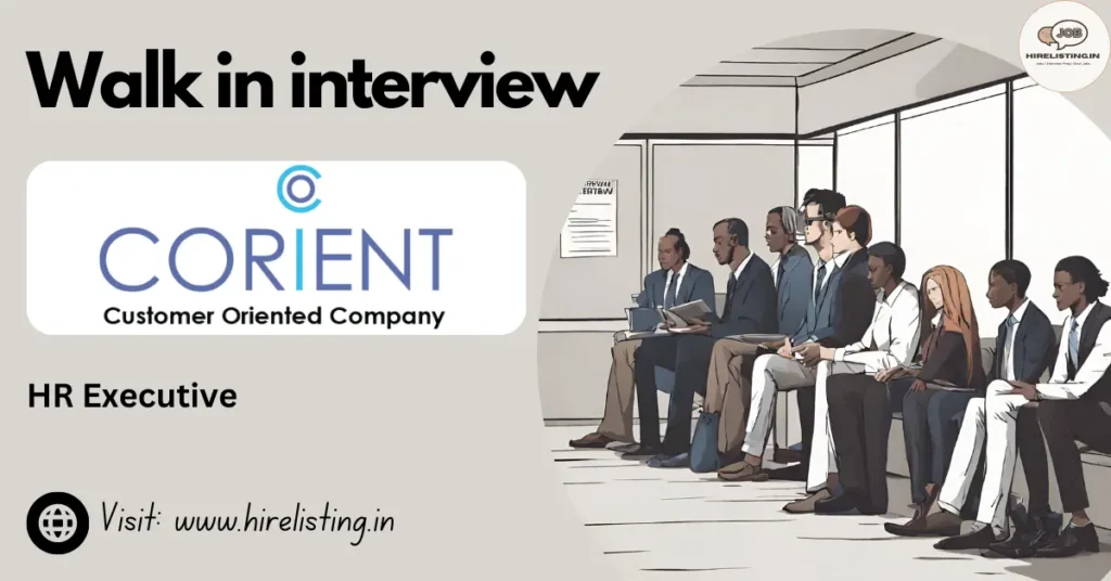 Walk in Interview at Corient