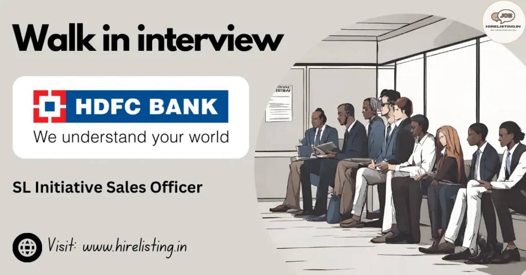 HDFC Bank Job Openings in Multiple Cities