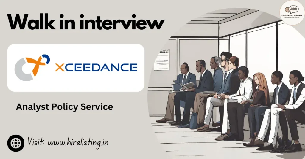 Walk in interview at Xceedance