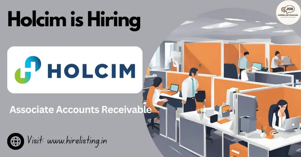 Holcim is hiring Associate Accounts Receivable