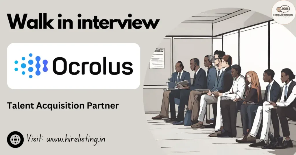 Walk in interview at Ocrolus