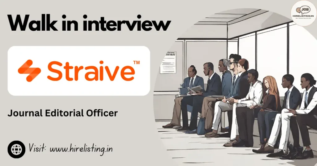 Walk in Interview at Straive