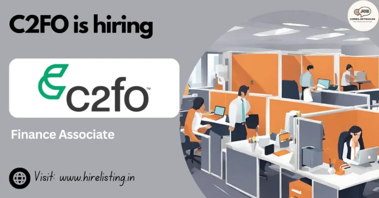 C2FO is hiring Finance Associate