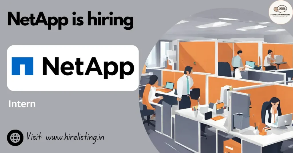 NetApp is hiring Intern