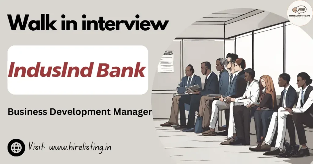 IndusInd Bank Walk in Drive