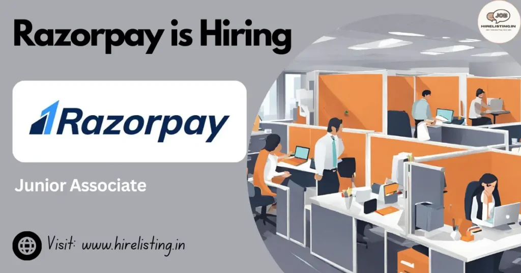 Razorpay is hiring Junior Associate