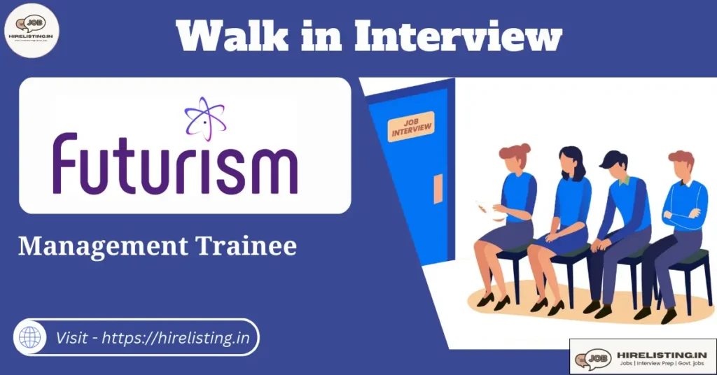 Walk in interview at Futurism