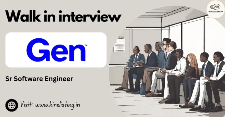 Walk in Interview at Gen Digital