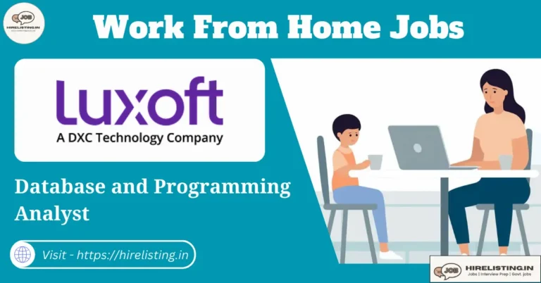 Luxoft Work From Home Jobs