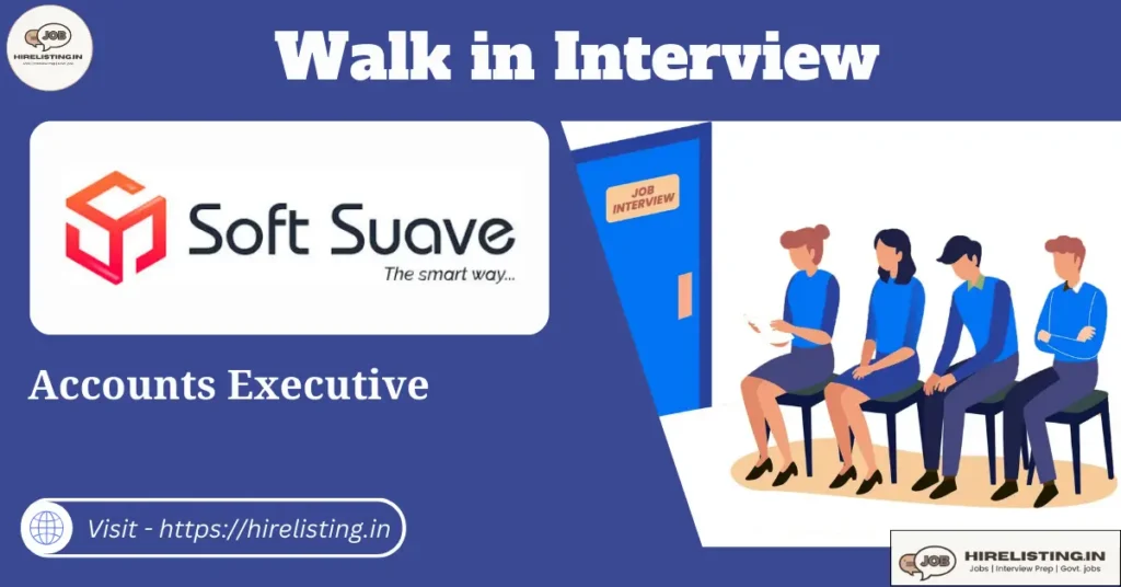 Walk in Interview at Soft Suave