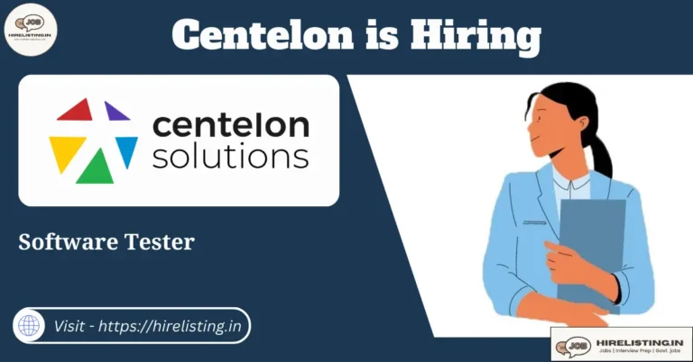 Centelon Solutions is hiring Software