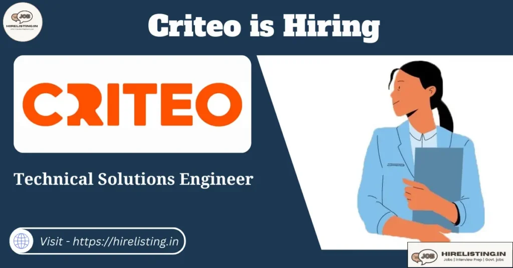 Criteo is hiring Technical Solutions Engineer