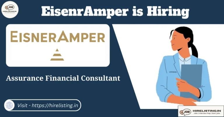 EisenrAmper is hiring Assurance