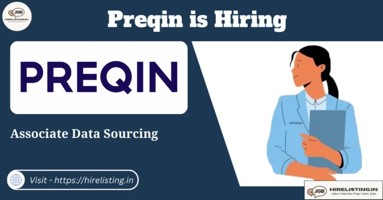 Preqin is hiring Associate Data